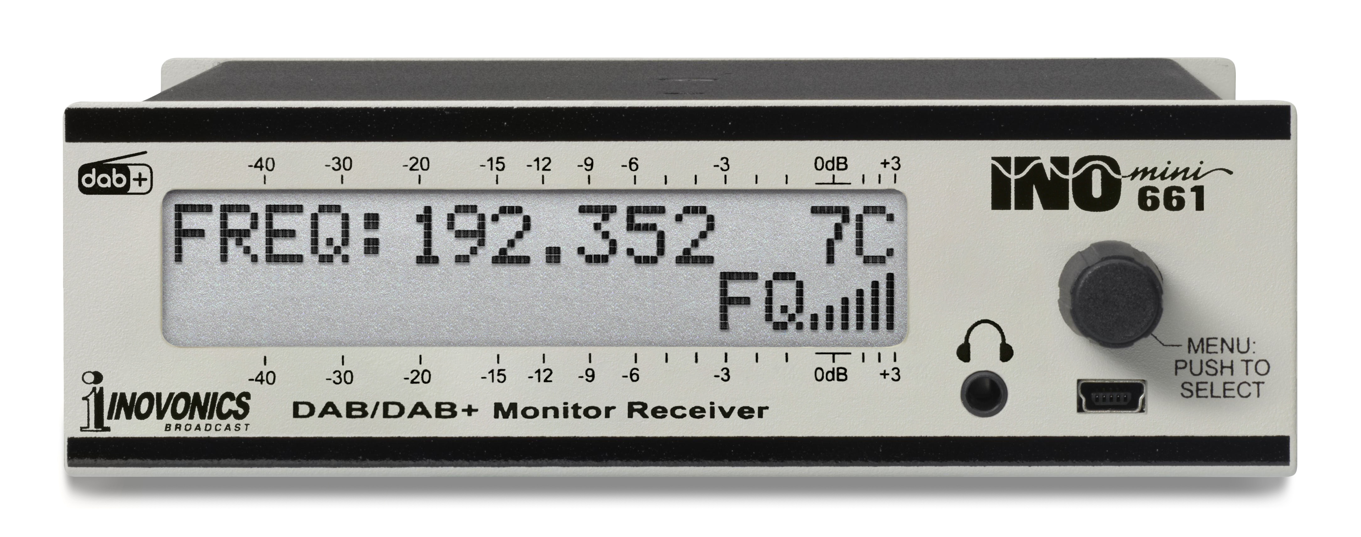 Billy Goat mineraal tempo INOmini DAB/DAB+ Monitor/Receiver - Model 661 | Inovonics Broadcast, Inc.